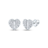 3/8CTW-DIA P1 GIFT HEART EARRINGS